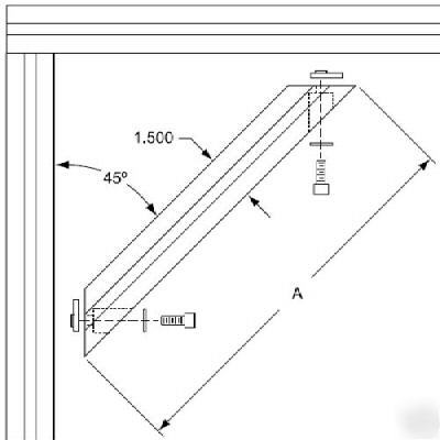 8020 aluminum 45 degree support 15 s 2562 n
