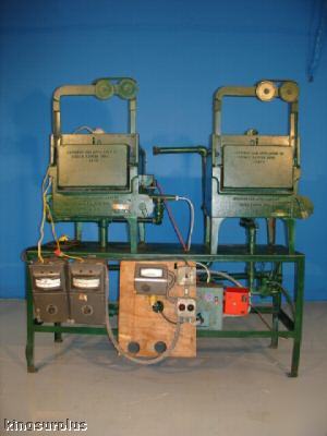 2 johnson gas forging heat treat oven treating furnace