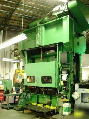 250 ton minster E2-250-84-36 ssdc press w/ coil equip.