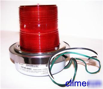 Edwards 50R-N5-40WH 504N540WH 40W 120V red beacon 