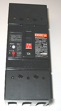 Hitachi EX50C 3-pole 3-phase 220-415 v 50 a breaker 50A
