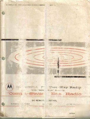 Motorola manual compa-station dc reote control base