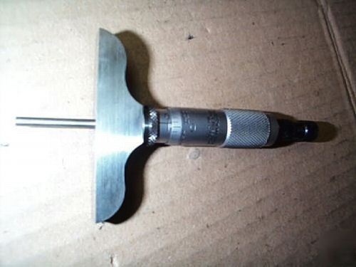 New starrett micrometer depth gage 0 â€“ 10â€ mod# 440 