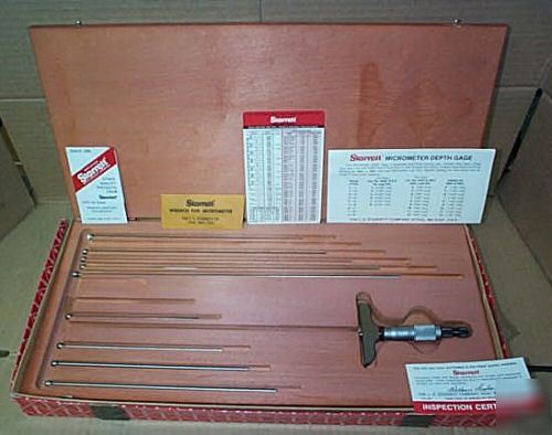 New starrett micrometer depth gage 0 â€“ 10â€ mod# 440 