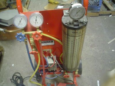 Robinair freon charging station: m# 44411, 220 vac * 