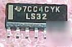 SN74LS32D texas inst quad 2-input positive-or gates lot