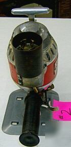 Used eastman blue streak round blade fabric knife #2