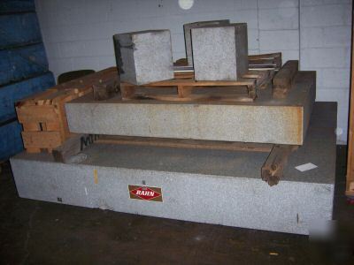 Granite surface plate 4' x 6' x 12