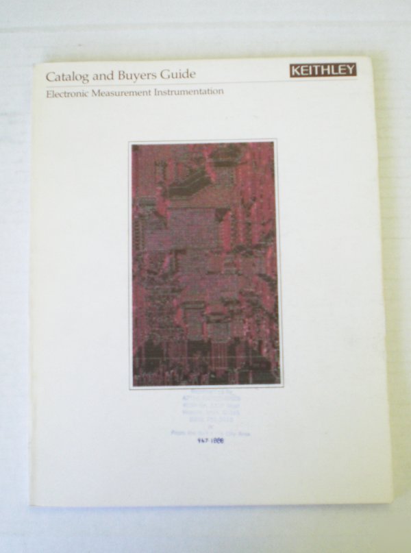 Keithley catalog & buyers guide