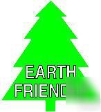 Large metal safety sign earth friendly 1417