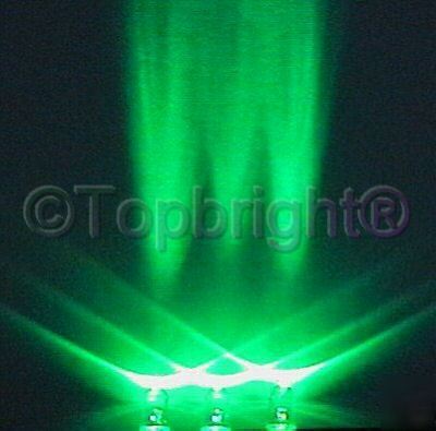 New 50 pc megabright green led 5MM 17KMCD f/r&shipping