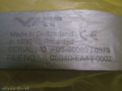 New vat pneumatic gate valve 08040-FA44-0002 