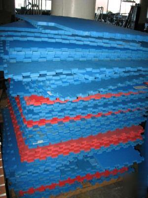 Used interlocking foam floor gymnastics/exercise mats