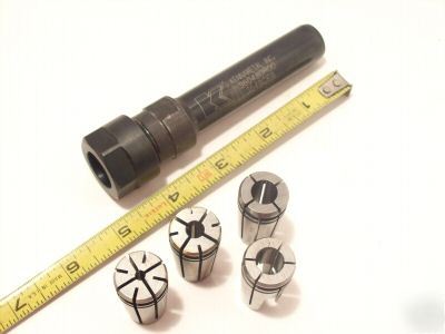 Kennametal TG50 tg 50 collet chuck w/ 4 collets 