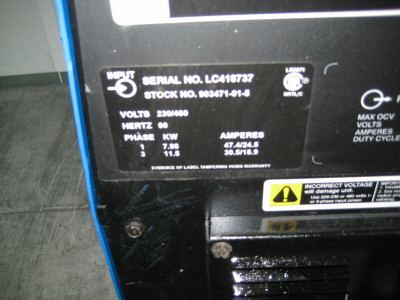 Miller xmt 304 cc/cv, 2003 model , one year warranty 