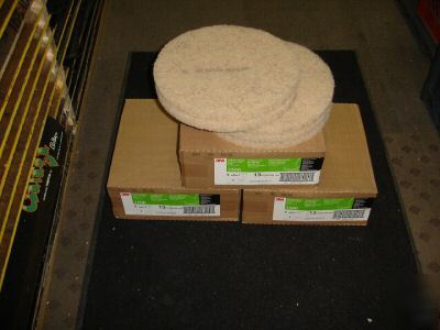 New 3M floor buffer pads 13 green burnish model 3500