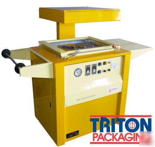 Apolo- skin pack packaging machine 18X22 frame skinpack
