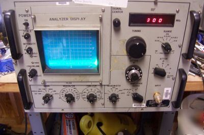 Bendix high frequency spectrum analyzer to 13.2 ghz