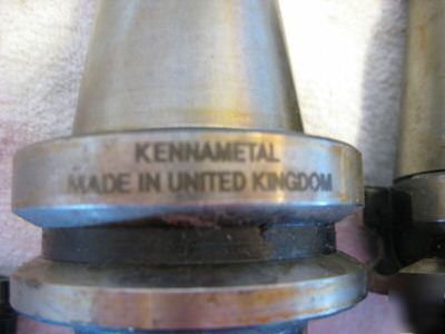 Lot of 5 kennametal BT40 collet chucks