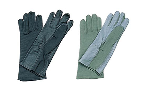 Us made gi type nomex flight gloves olive drab medium