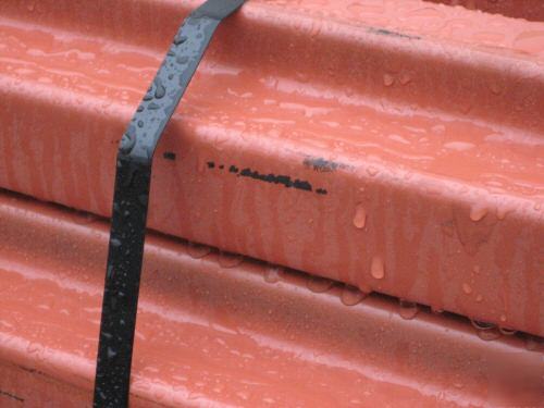 Used beams interlake compatible teardrop pallet racking