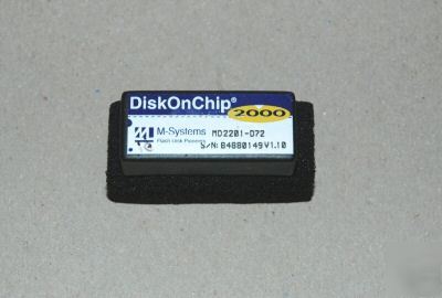 Disk on chip 2000 72 mb flash drive memory m-systems