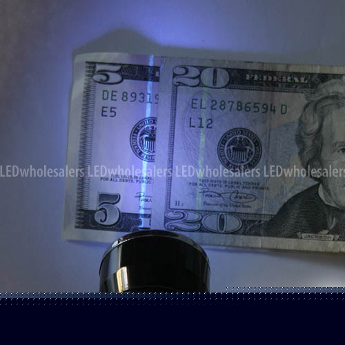 380 385 nm 9 uv led ultra violet black light flashlight