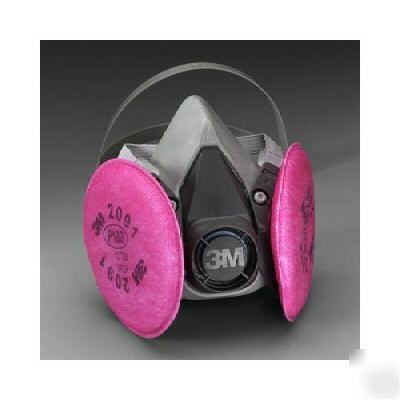 3M half facepiece respirator , 6291