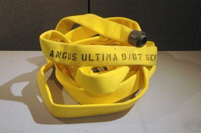 Angus ultima fire hose- service tested to 400 psi as is