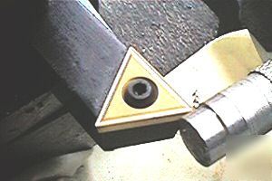 Carbide insert toolholder double ended 3/8