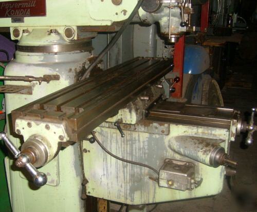 Clausing kondia g vertical knee mill bridgeport handle