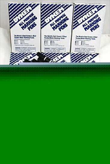 Dykem mark & code black marking pens lot of 9 dozen