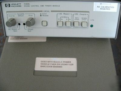 Hp agilent 1142A probe control & power module w/1141A