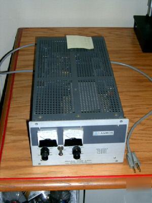 Lambda regulated power supply model LK340A, 0-20V 8A