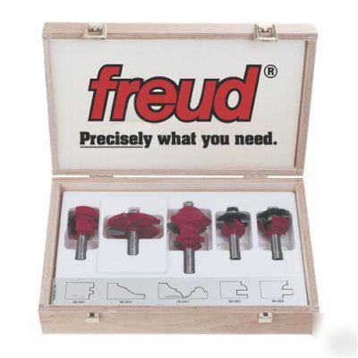 New freud router bit set 95-100 with 99-511 panel bit - 