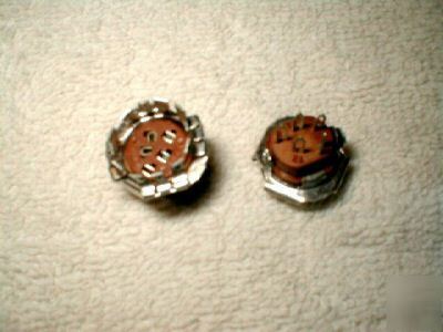 New nuvistor vacuum tube socket cinch jones 5 pin nos