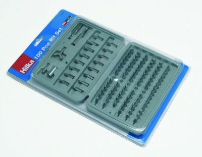 New professional 100 pce screwdriver & security bit set 