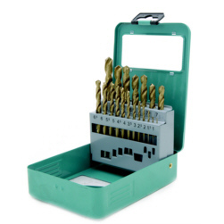 New rolson 19PC titanium coated drill set 1-10MM