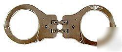 Peerless hinged handcuffs **nickel** model 801