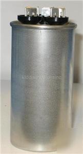 45 + 7.5 mfd x 440 vac dual round run capacitor hvac -r