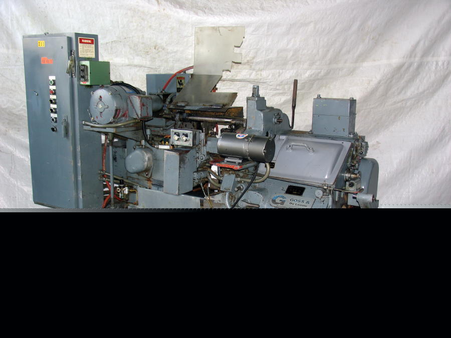 Goss & deleeuw tool rotating automatic chucking machine