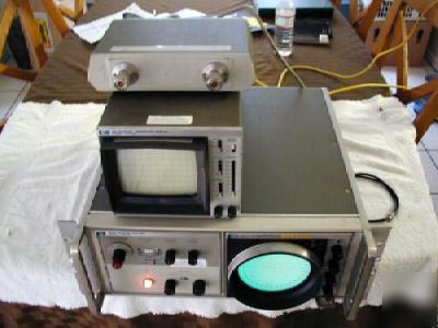 Hp - agilent 8410C analyzer w/ 8412B/8414B/8411A 