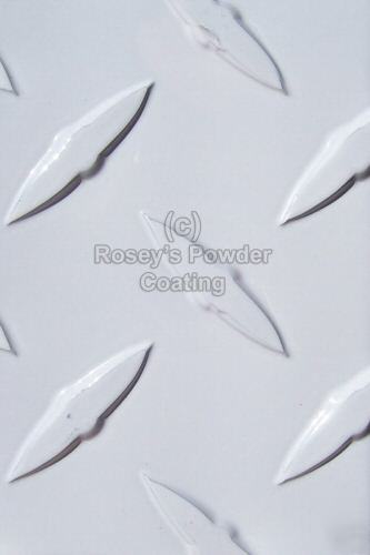 New 2 lbs wheel white 90+% gloss powder coating ( )