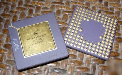 New MC68605RC10 vintage motorola cpu gold pga 68605 