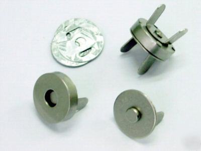 18MM magnetic purse snaps matt nickel 100SETS MSO18-mn