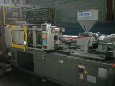 85 ton, 4 oz. welltec injection molding machine '95