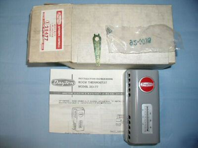 Dayton white-rodgers room thermostat model #2E477