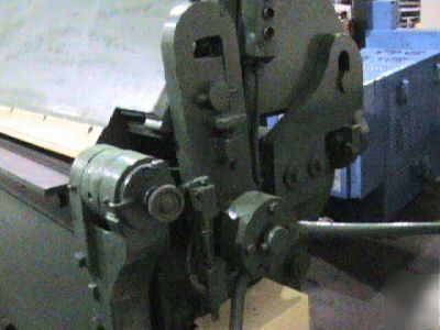 Leaf press brake 