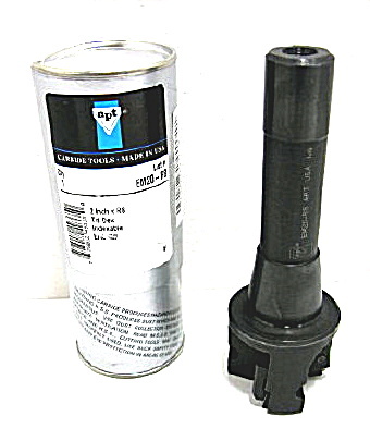Like new apt tri-dex indexable end mill EM20-R8 2