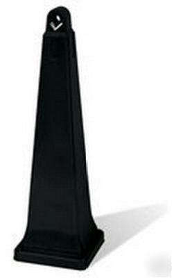 Rubbermaid groundskeeper cigarette receptacle black